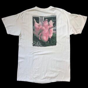 2000s vintage International Society for Applied Ethology t-shirt animals pigs.